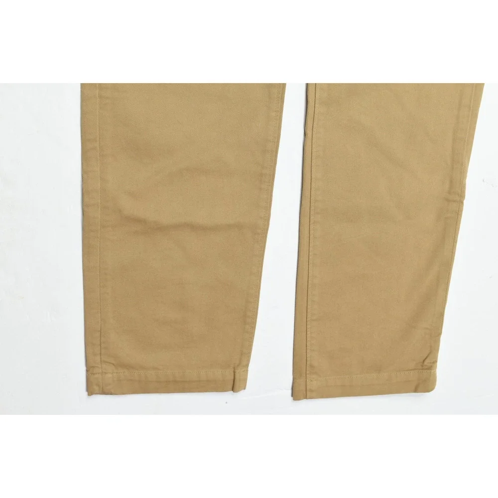 Taylor Stitch Chino Pants Mens 33 (34x35) Beige Straight Leg Slim Fit Cotton